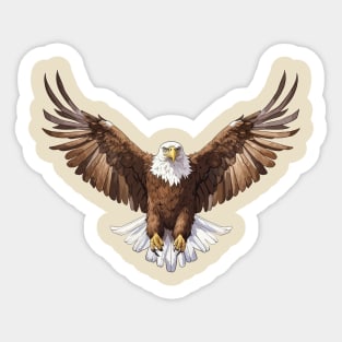 Eagle Spread Wings Sticker